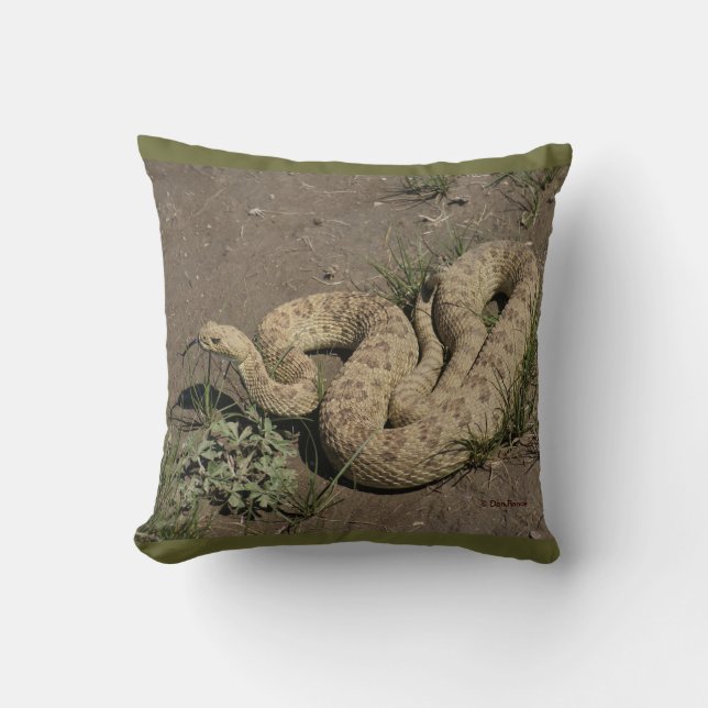 Coussin R6 Prairie Rattlesnake (Recto)