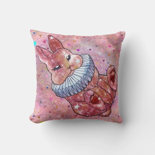 Coussin Rabbit named Ladybug (Recto)