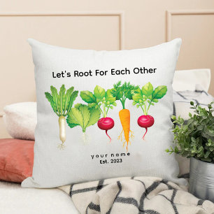 Coussin Racine-toi l'un l'autre / Plante Louvain Jardinage