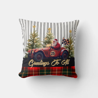 Coussin Racing Santa Claus