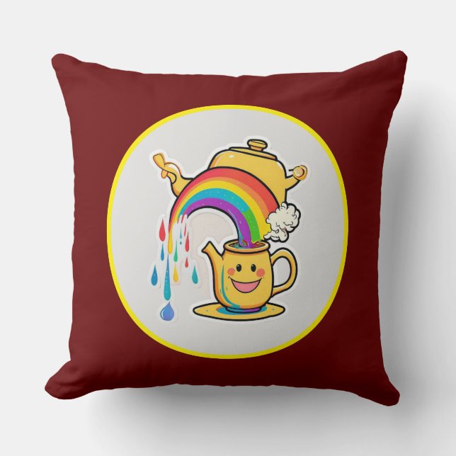 Coussin "Rainbow Brew" (Recto)