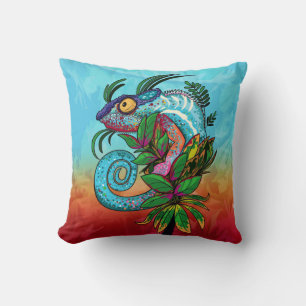 Coussin Rainbow Chameleon