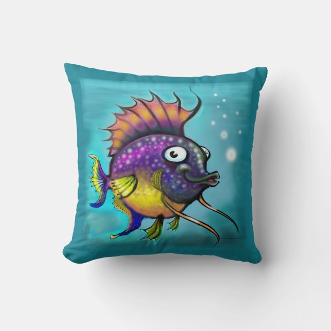 Coussin Rainbow Fish (Recto)