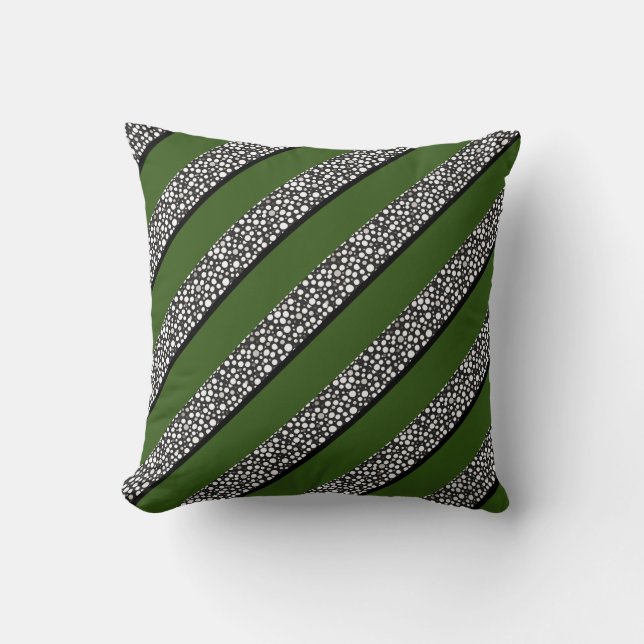 Coussin Raindrops I Small Stripes Right (Recto)