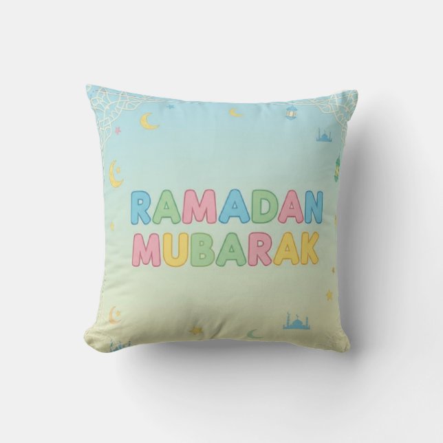 Coussin Ramadan Throw Pillow (Recto)