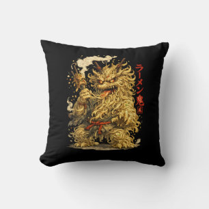 Coussin Ramen Oni – Démon de nouilles japonaises