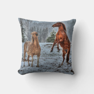 Coussin Ranch Horse Equine Photo Design pour les amateurs 