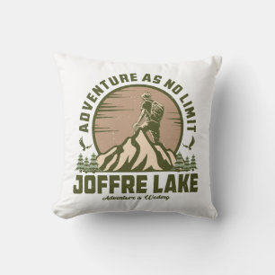 Coussin Randonnée Rétro du lac Joffre