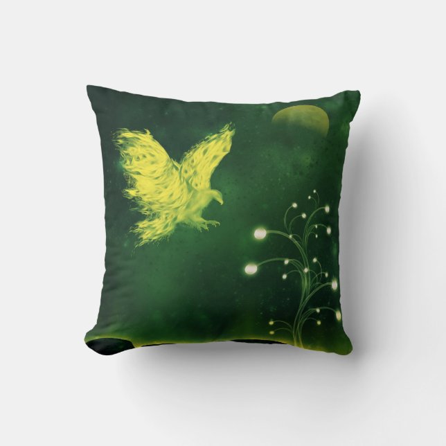 Coussin Rapace de minuit (Recto)