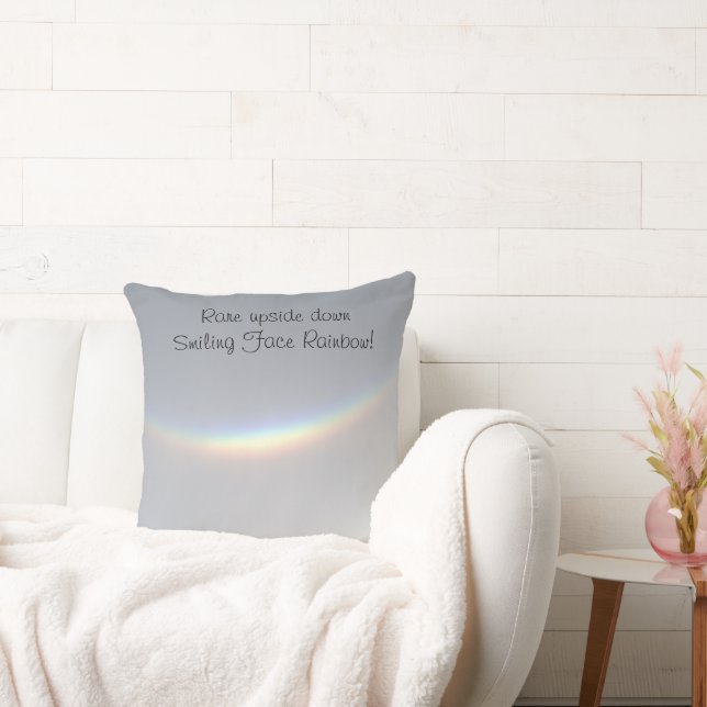 Coussin Rare À L'Hauteur Du Sourire Visage Rainbow Jersey  (Canapé)