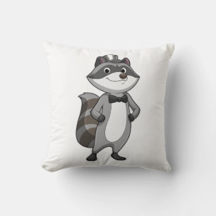 Coussin Raton laveur en marié avec cravate