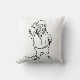 Coussin Ratty - Le Vent dans les saules (Illustration de 1