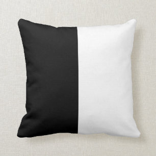 Coussin Rayé noir et blanc