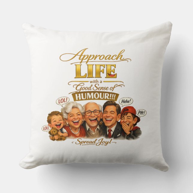 Coussin Rayonner de joie (Recto)