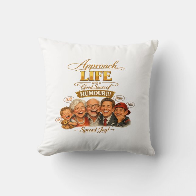 Coussin Rayonner de joie (Recto)