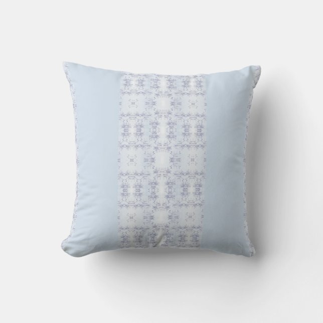 Coussin Rayure Sérénité Bleue (Recto)
