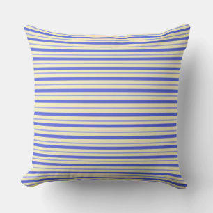 Coussin rayures art abstrait