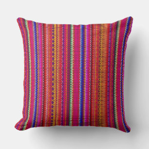 Coussin Rayures Colorées