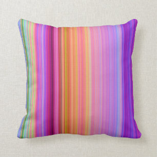 Coussin Rayures de lever de soleil