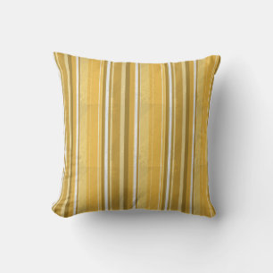 Coussin Rayures Jaune