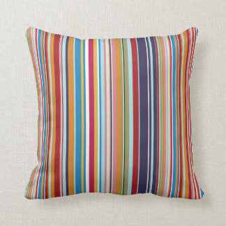 Coussin Rayures multicolores