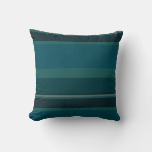 Coussin Rayures sarcelle
