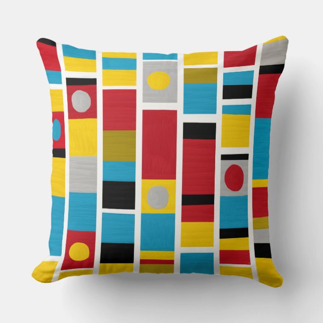 Coussin Rayures Totem (Recto)