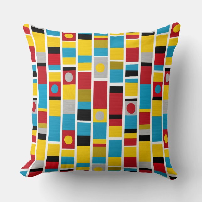 Coussin Rayures Totem (Recto)