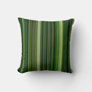 Coussin Rayures Vertes