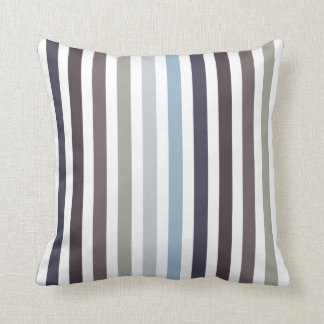 Coussin Rayures verticales - castor