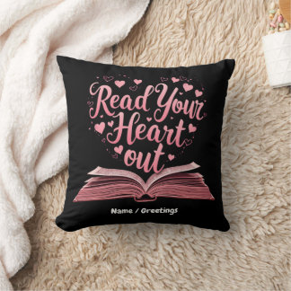 Coussin Read Your Heart Out A Book Lover's Haven 