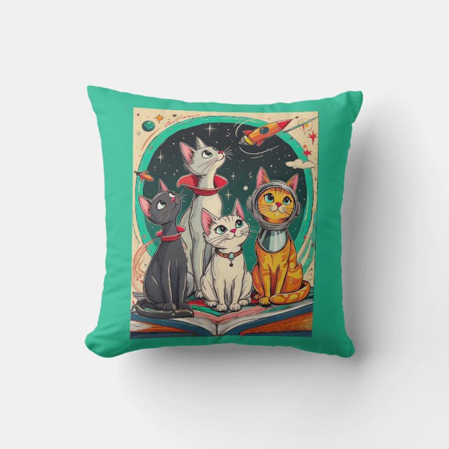 Coussin Reading Opens a Gateway to Cosmic Cat Adventures (Recto)