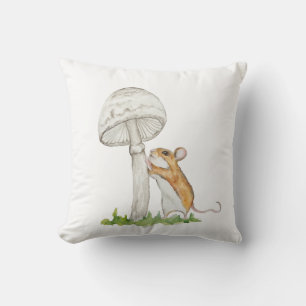Coussin Réalisez une souris et un champignon de champ amus