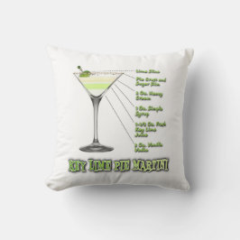 Coussin Recette de cocktail Martini à la tarte au citron v