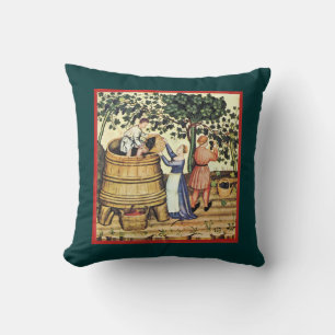 COUSSIN RÉCOLTE ANTIQUE DE VIGNES
