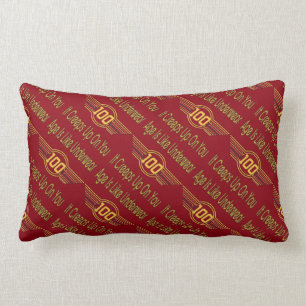 Coussin Rectangle 100th cadeaux d'anniversaire drôles. L'âge est