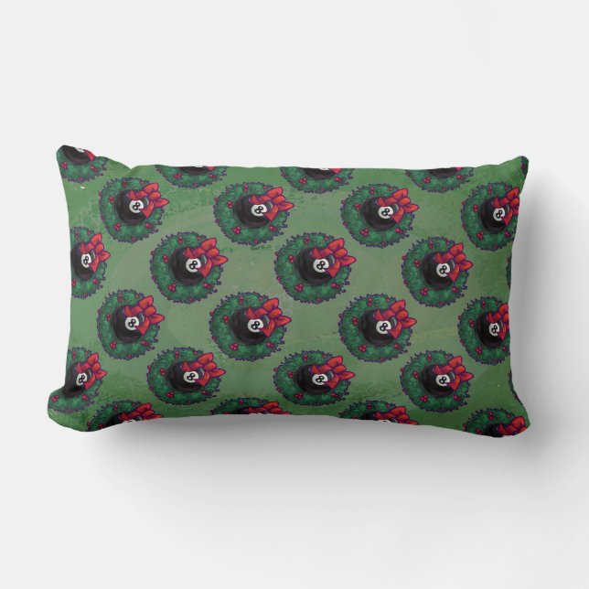 Coussin Rectangle 8 Noël de bal (Recto)