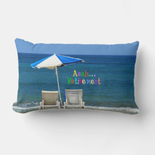 Coussin Rectangle Aaah...Retraite