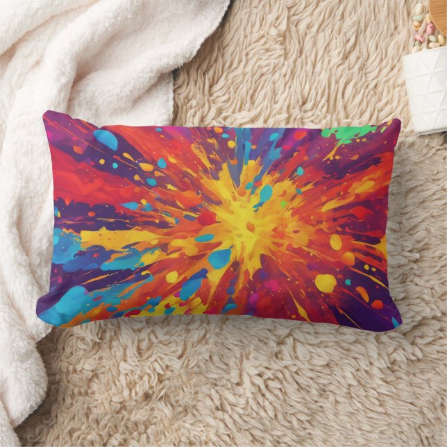 Coussin Rectangle abstrait 3D - (Couverture)