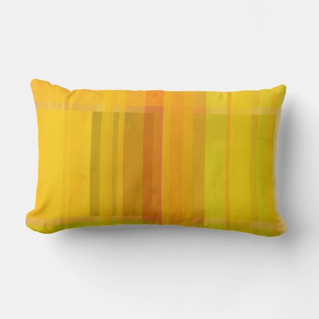 Coussin Rectangle Abstrait moderne | Couleurs d'agrumes colorées (Recto)