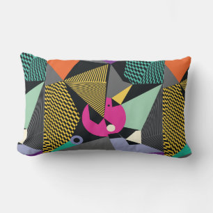 Coussin Rectangle Abstrait triangles modernes arrière - plan motif i
