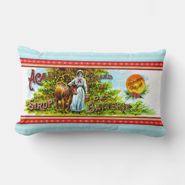 Coussin Rectangle Acadia Sirop de Batterie (Recto)