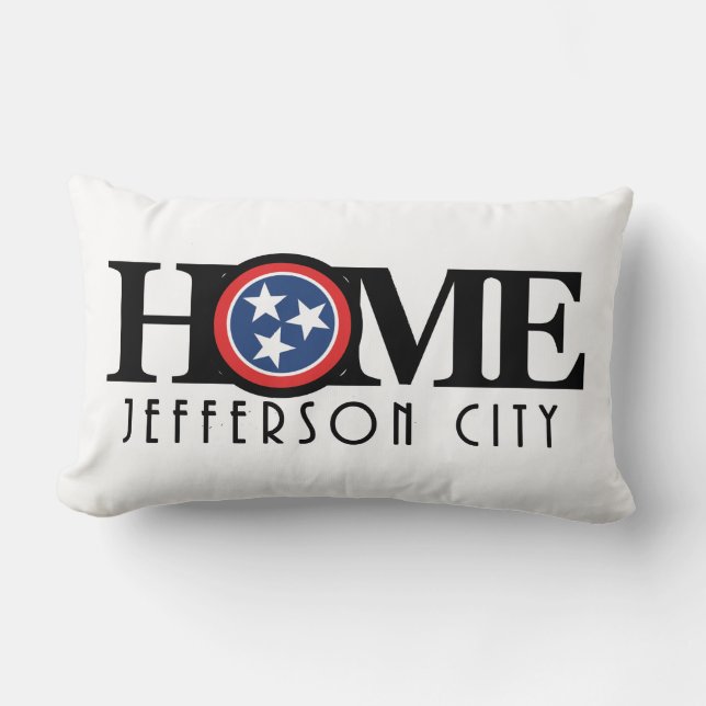 Coussin Rectangle ACCUEIL Jefferson City (Recto)