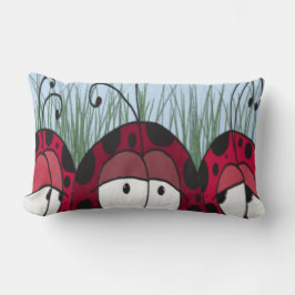Coussin Rectangle adorable Ladybugs