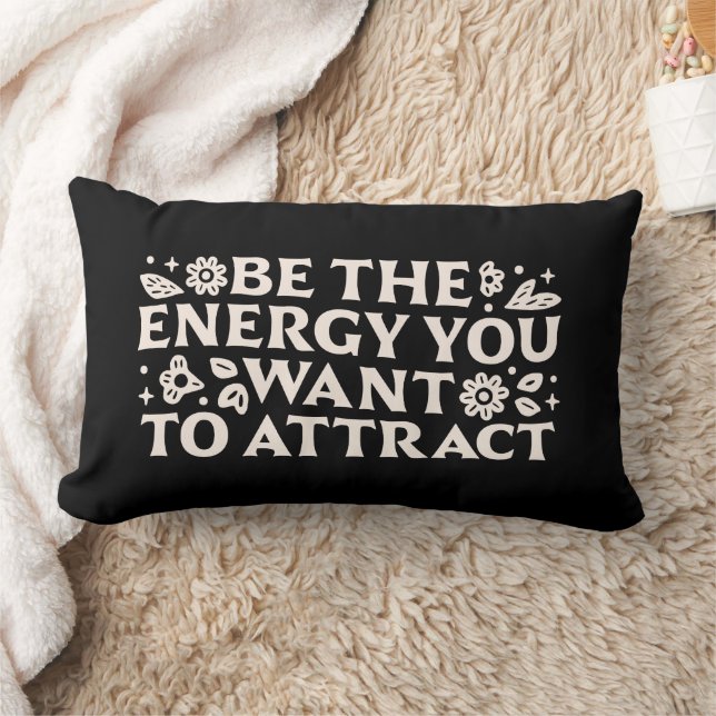 Coussin Rectangle Affirmations de manifestation loi d'attraction (Couverture)
