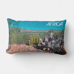 Coussin Rectangle Afrique Désert Paysage Nature Cactus Plantes
