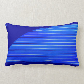 Coussin Rectangle Ailes givrées par bleu