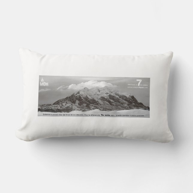 Coussin Rectangle Almohada Illimani (Recto)