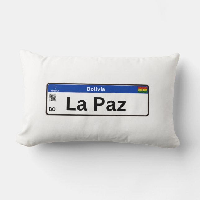 Coussin Rectangle Almohada Mercosur La Paz (Recto)