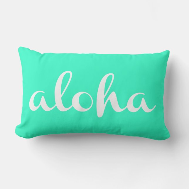 Coussin Rectangle Aloha ! (Recto)